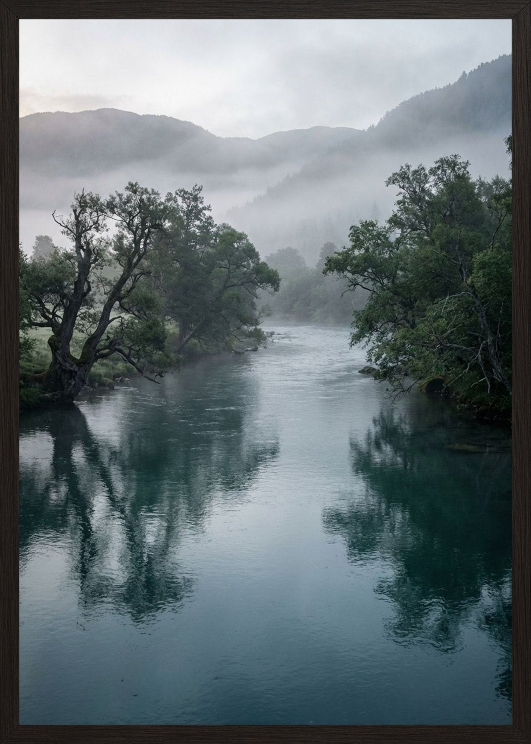 Poster in black frame