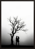 Poster in oak frame