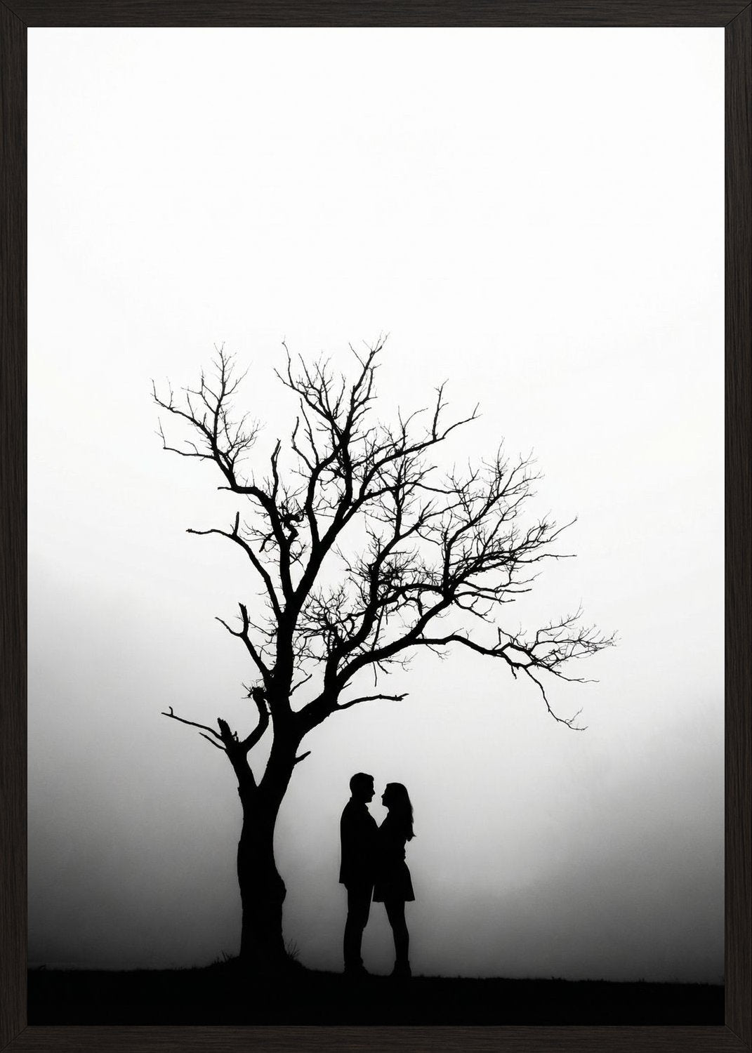 Poster in oak frame
