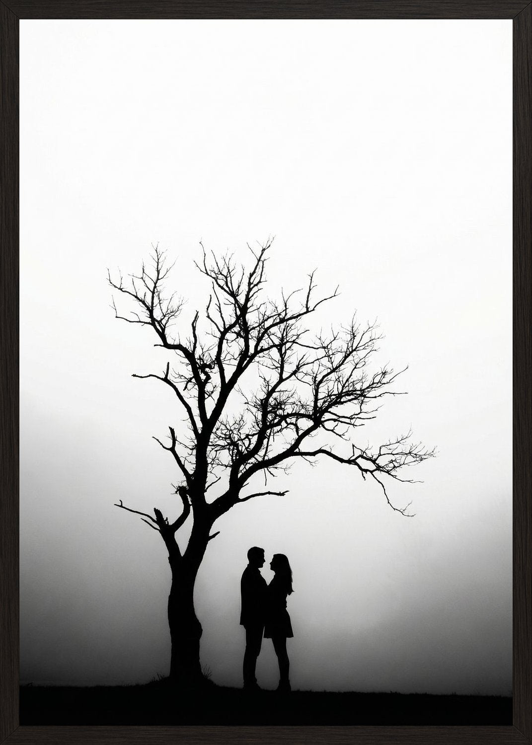 Poster in black frame