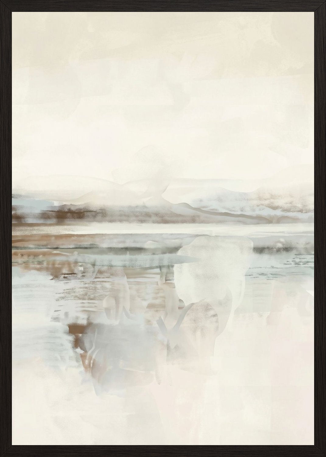 Poster in black frame