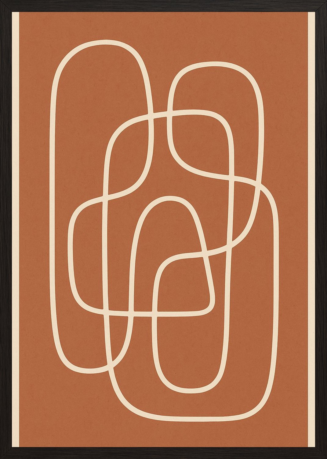 Poster in black frame