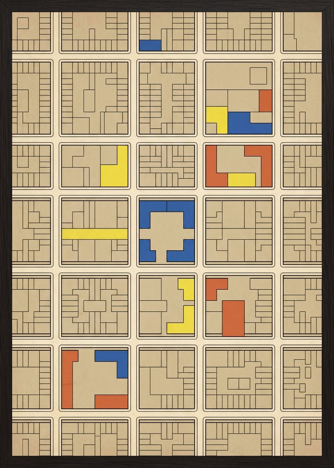 Poster in black frame