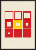 Poster in black frame