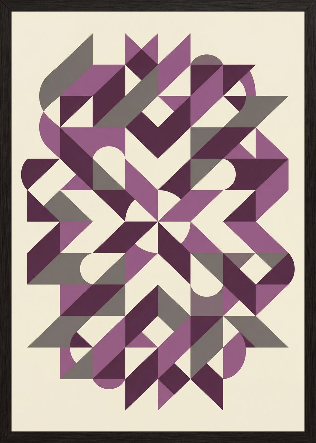 Poster in oak frame