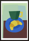 Poster in black frame