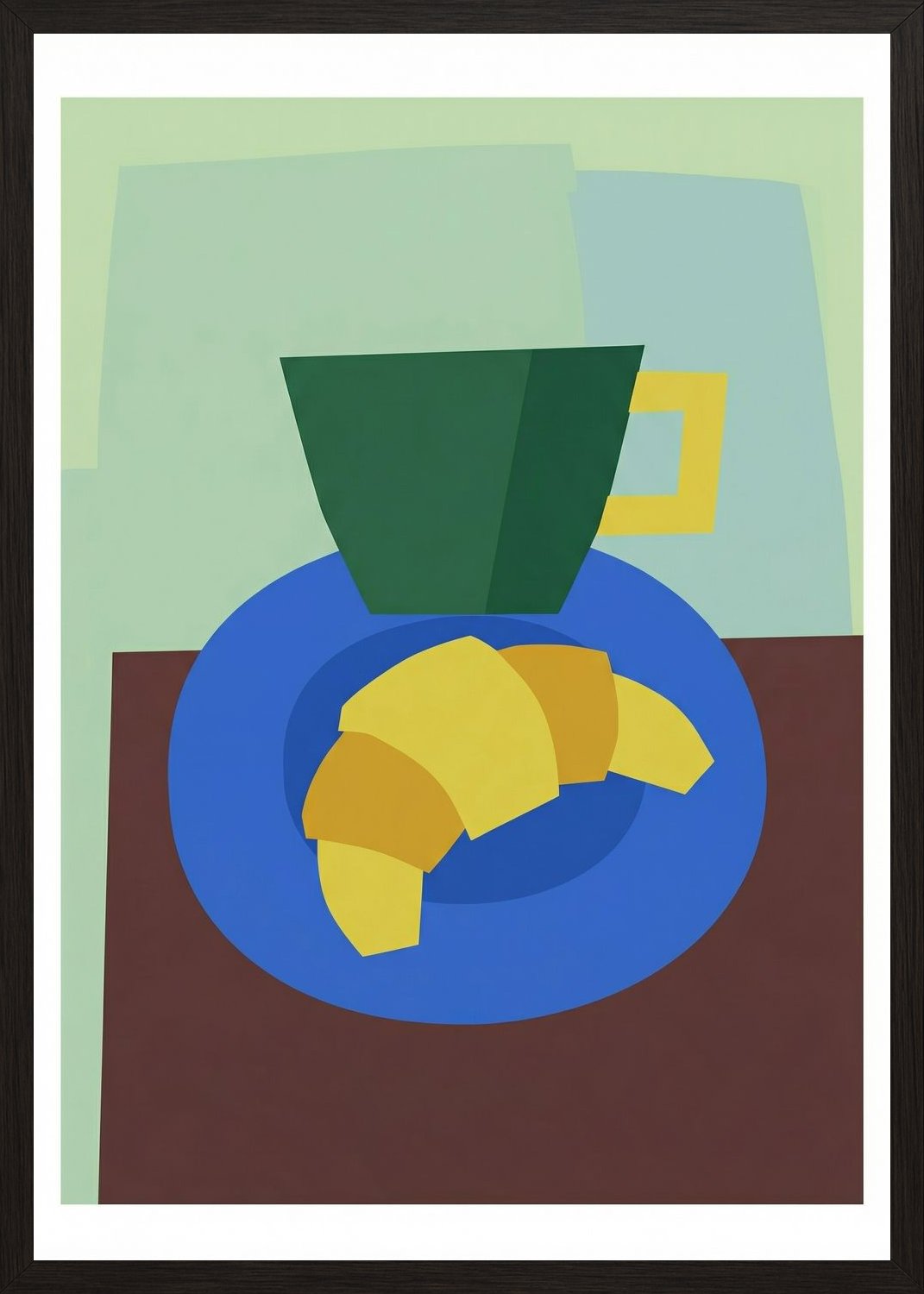 Poster in black frame