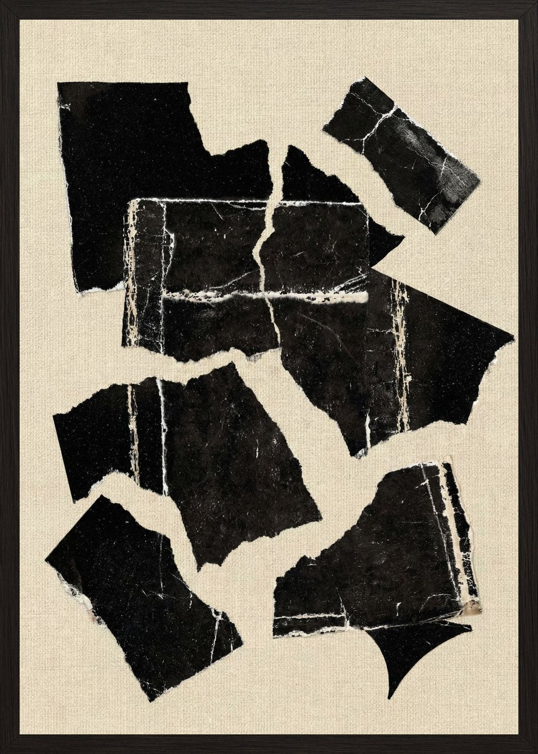 Poster in black frame