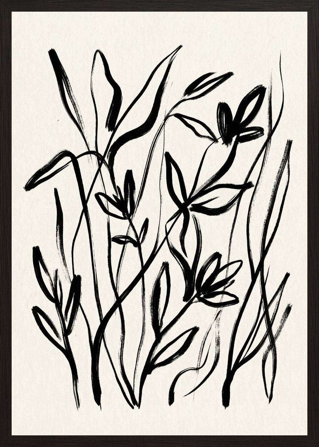 Poster in oak frame