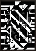 Poster in black frame