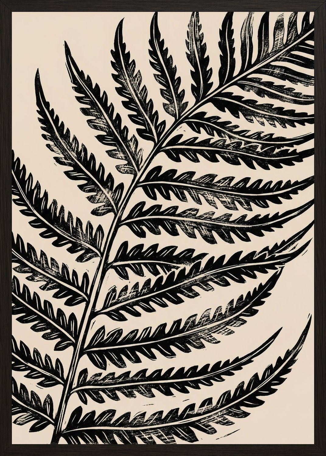 Poster in oak frame