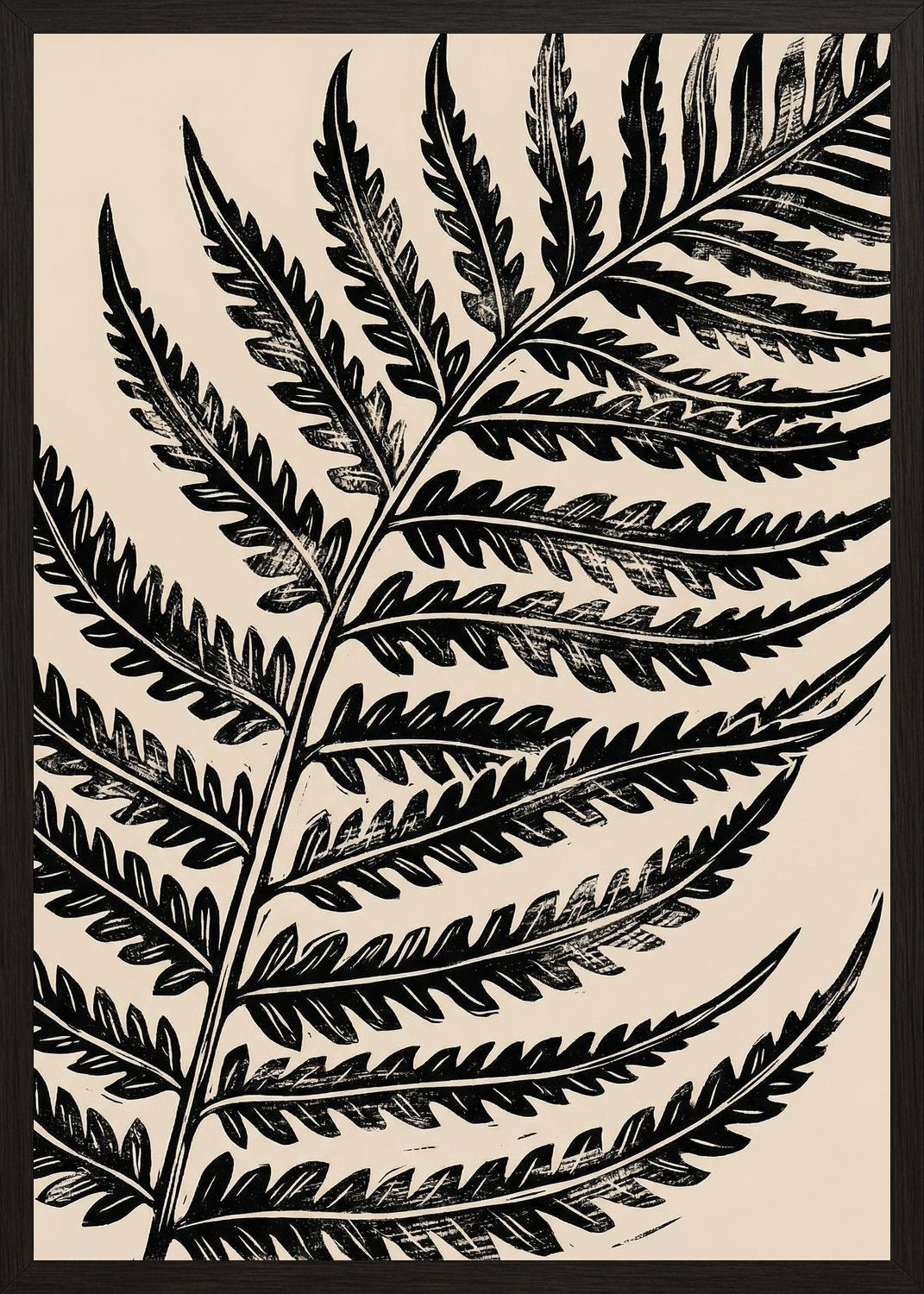 Poster in black frame