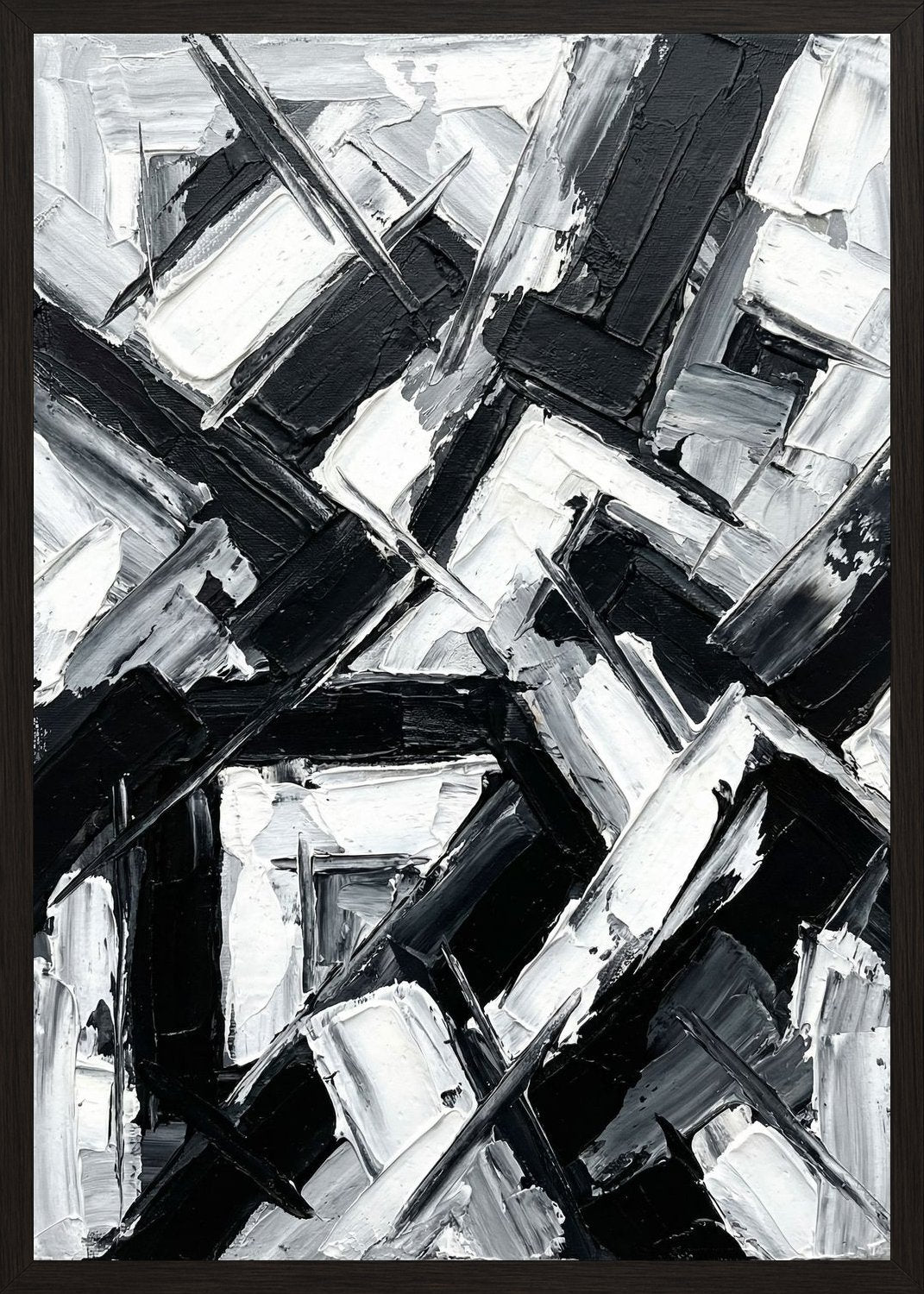 Poster in black frame