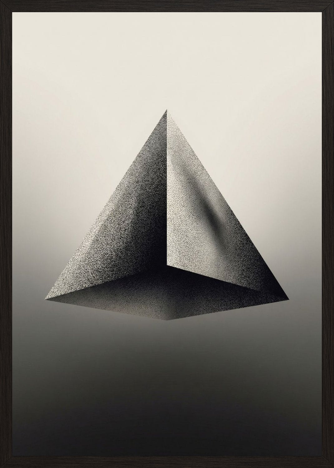 Poster in oak frame