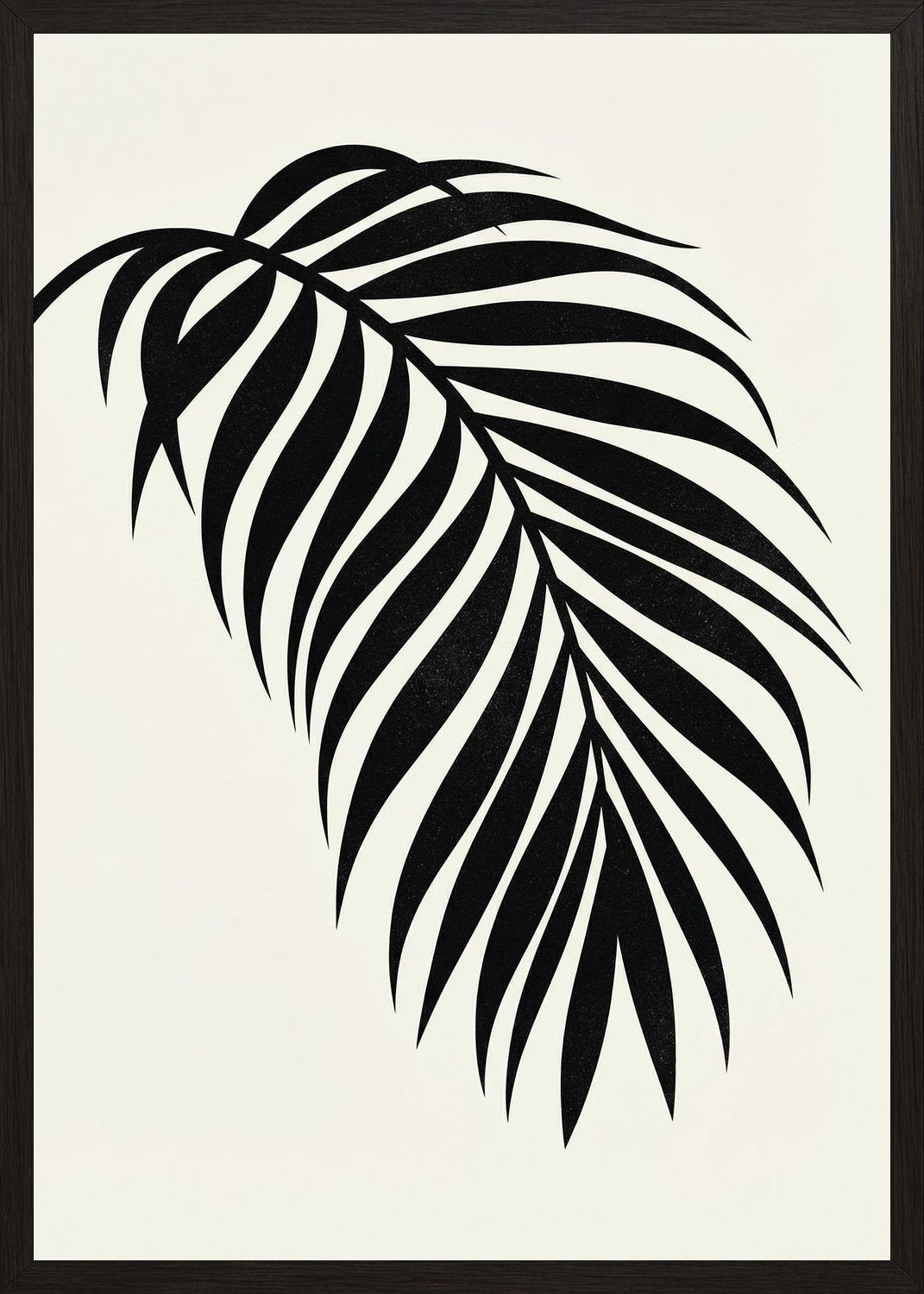 Poster in black frame