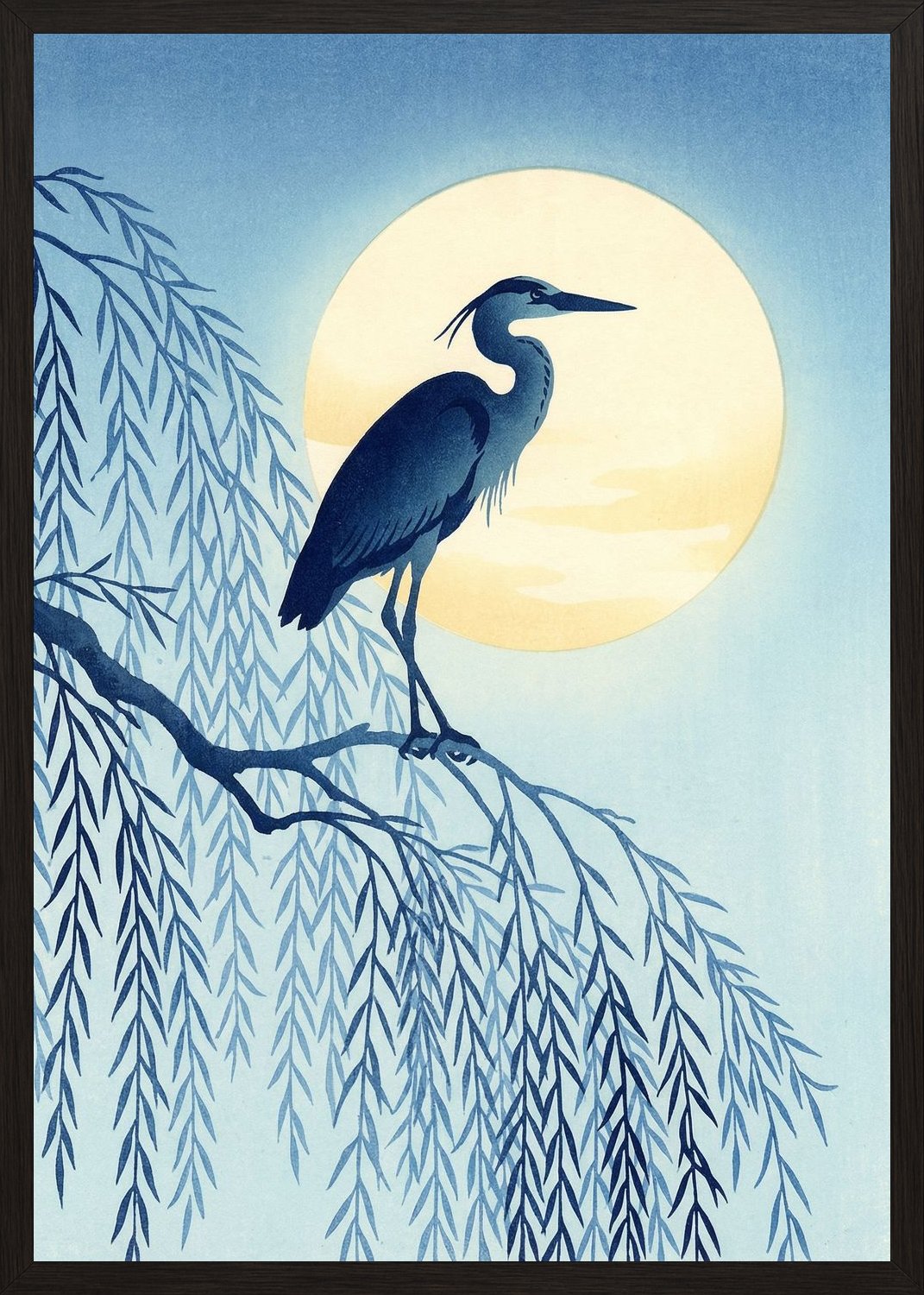 Poster in black frame