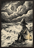 Poster in black frame