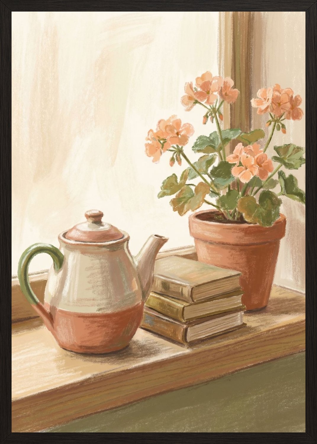 Poster in oak frame