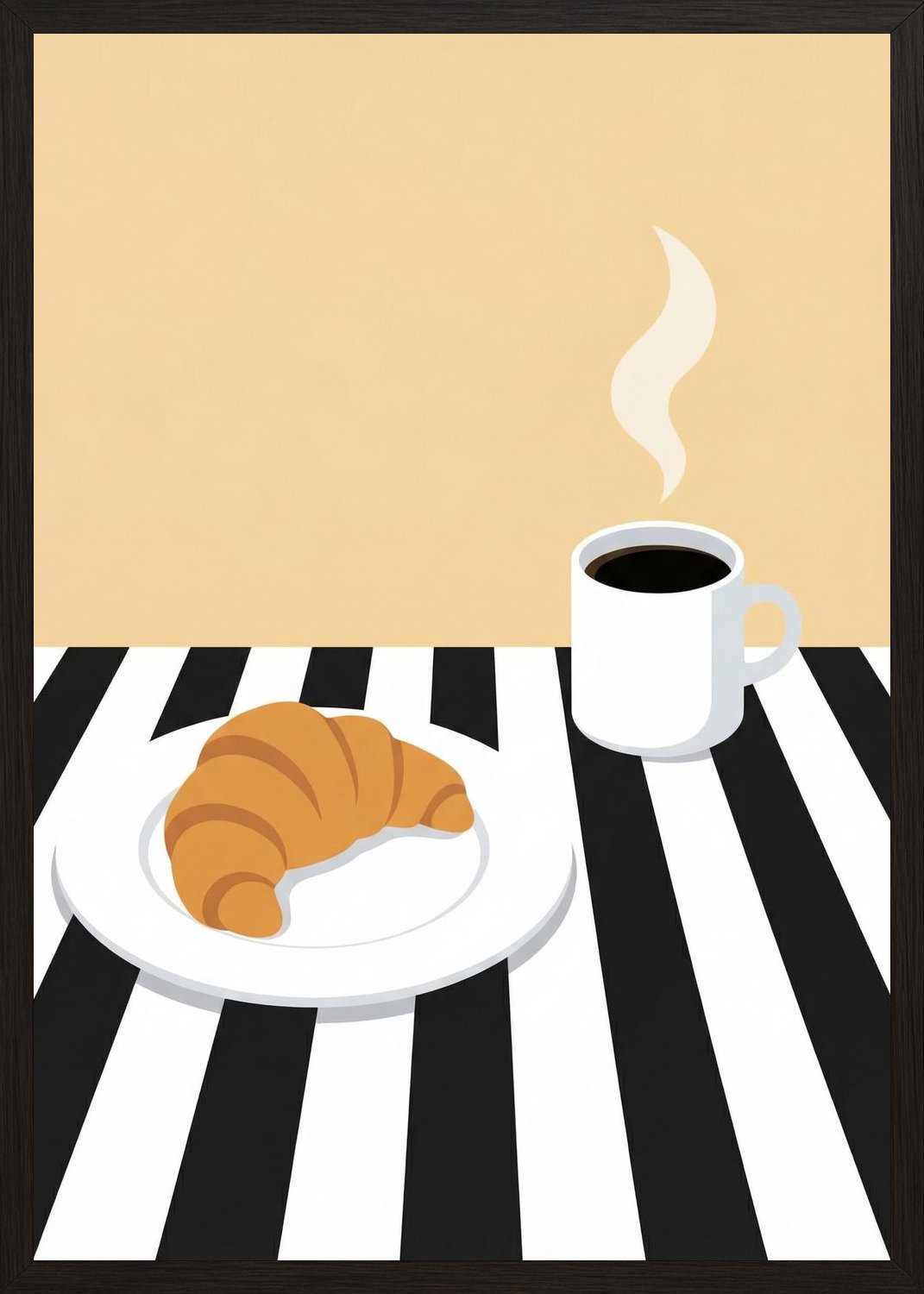 Poster in oak frame