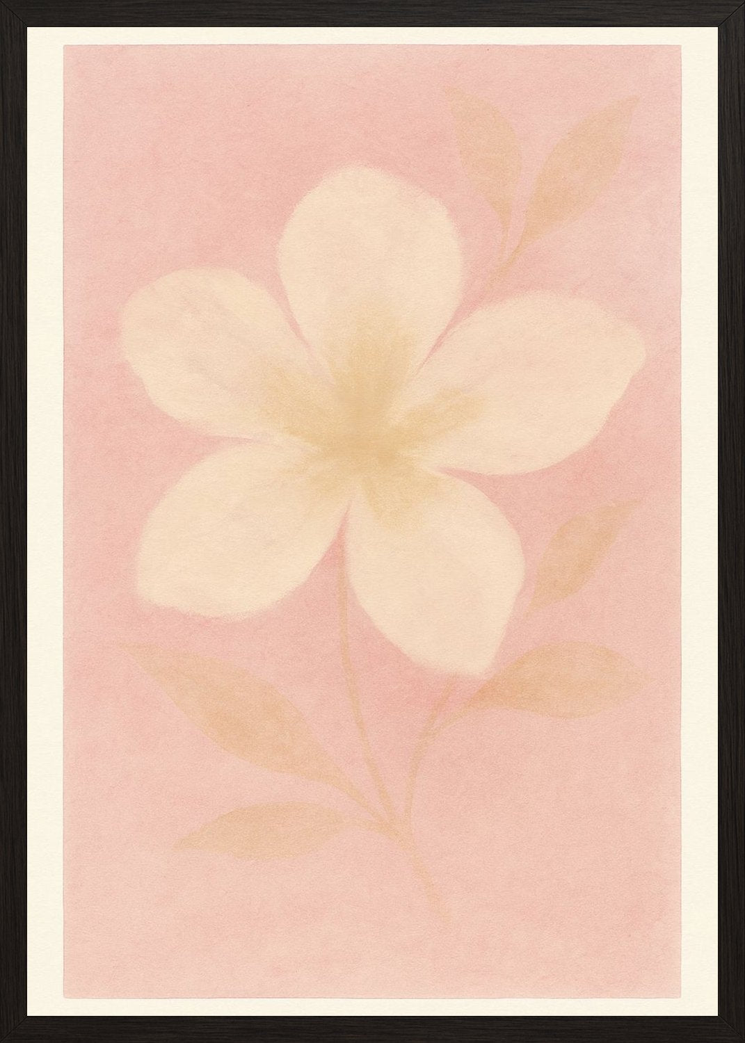 Poster in black frame