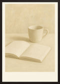 Poster in black frame