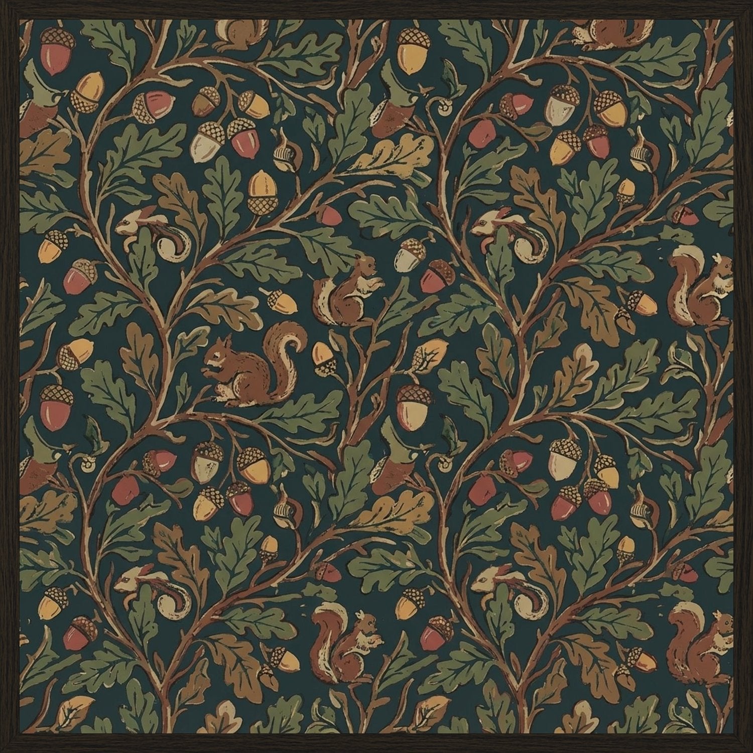 Poster in black frame