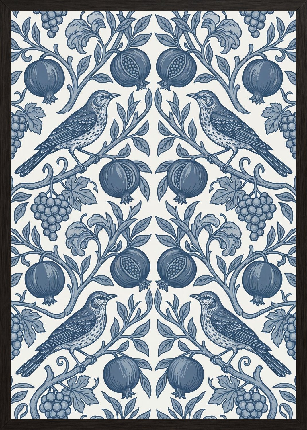 Poster in black frame