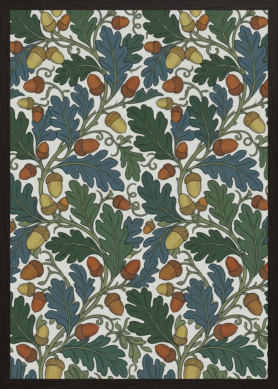 Poster in black frame