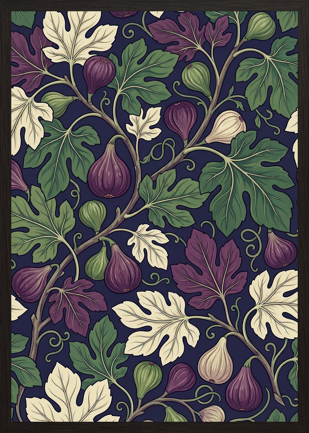 Poster in black frame