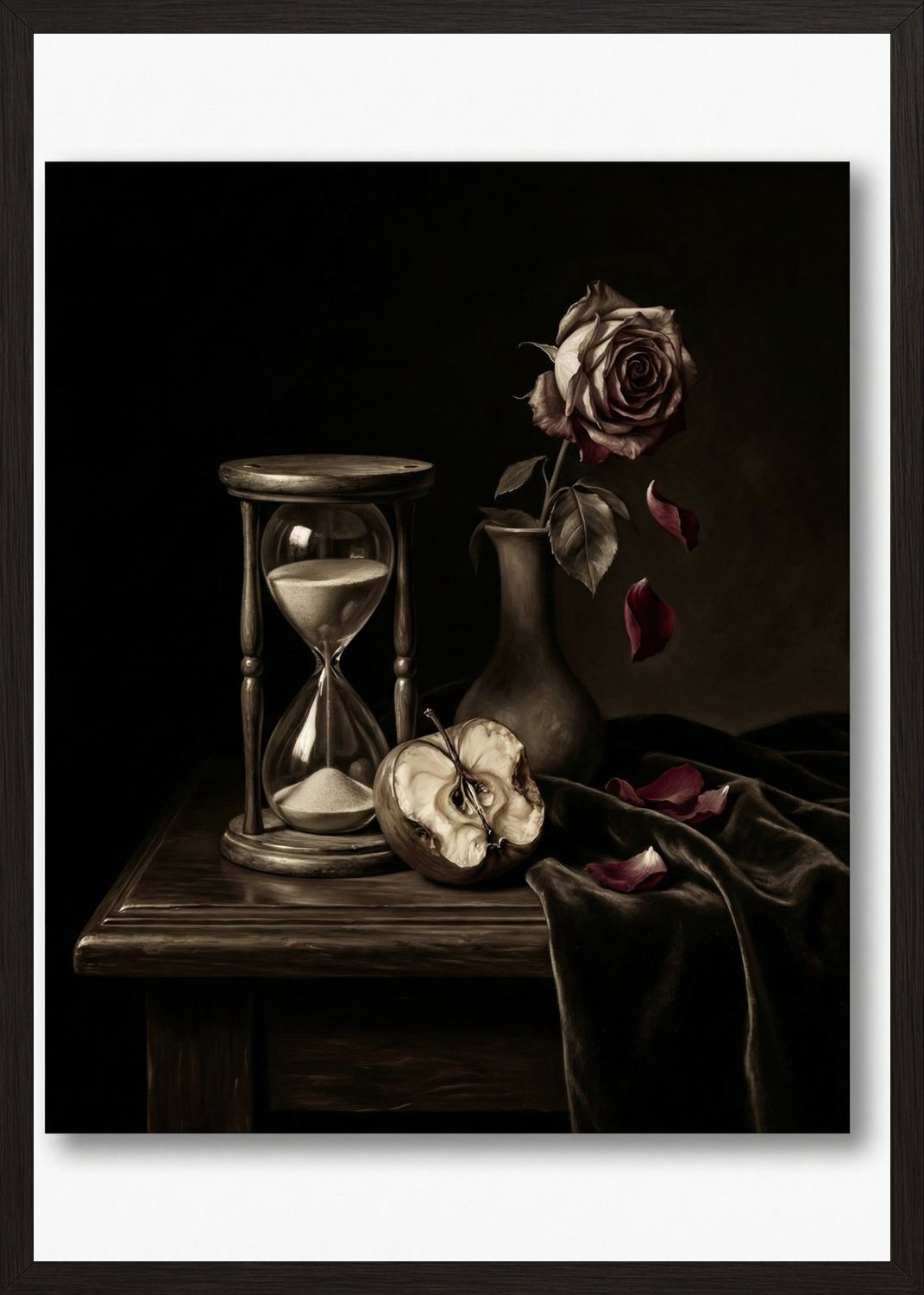 Poster in oak frame