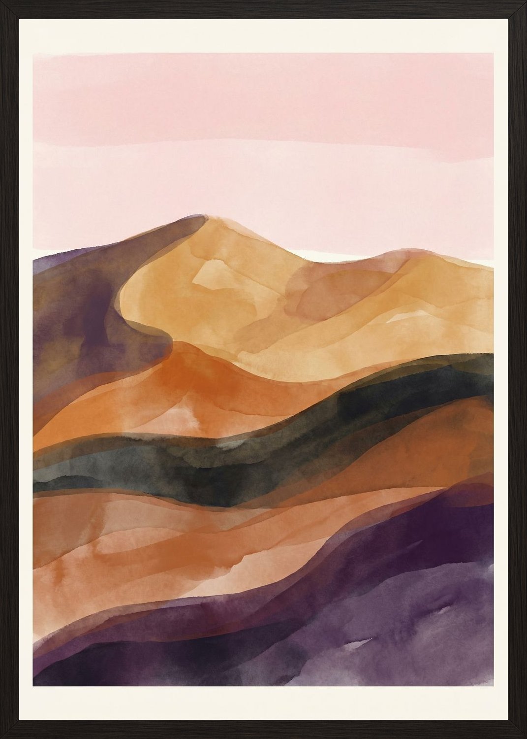 Poster in black frame