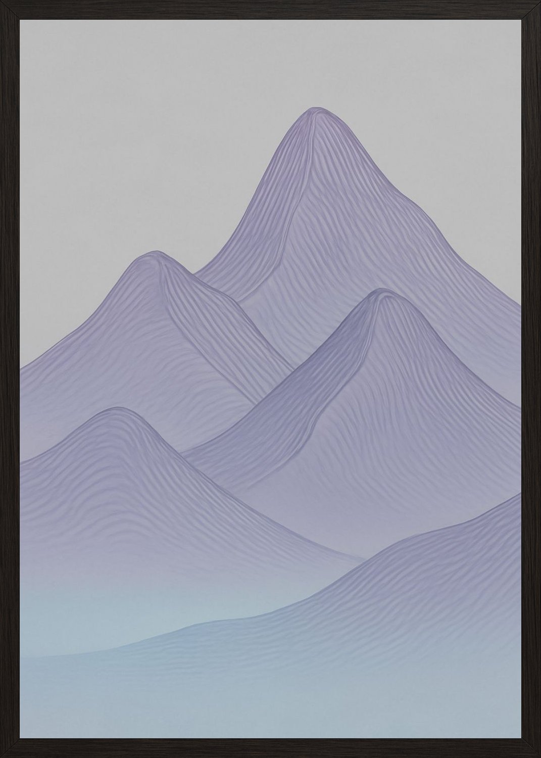 Poster in black frame