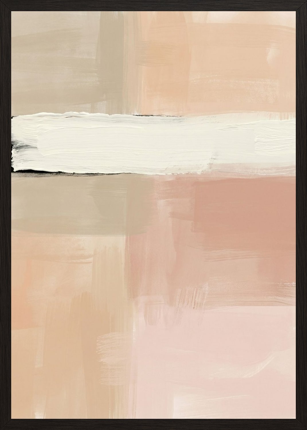 Poster in black frame