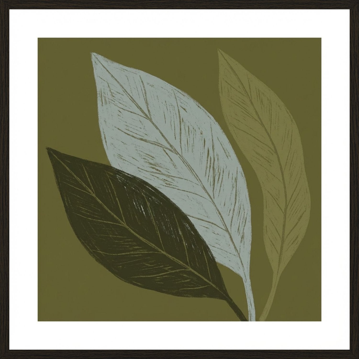 Poster in black frame