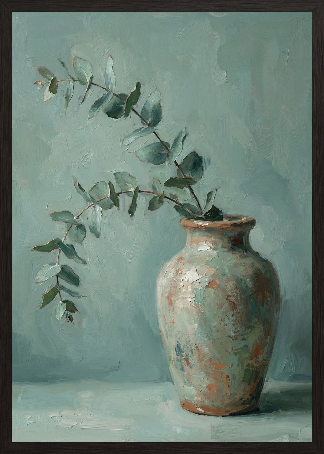 Poster in black frame