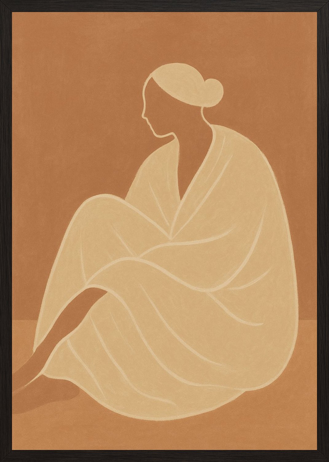 Poster in black frame