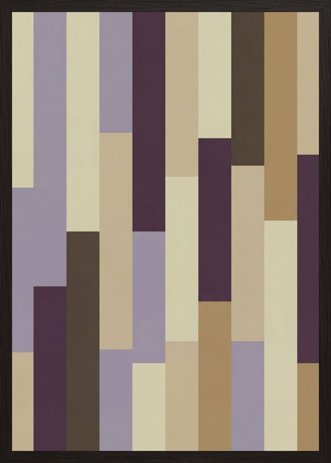 Poster in oak frame