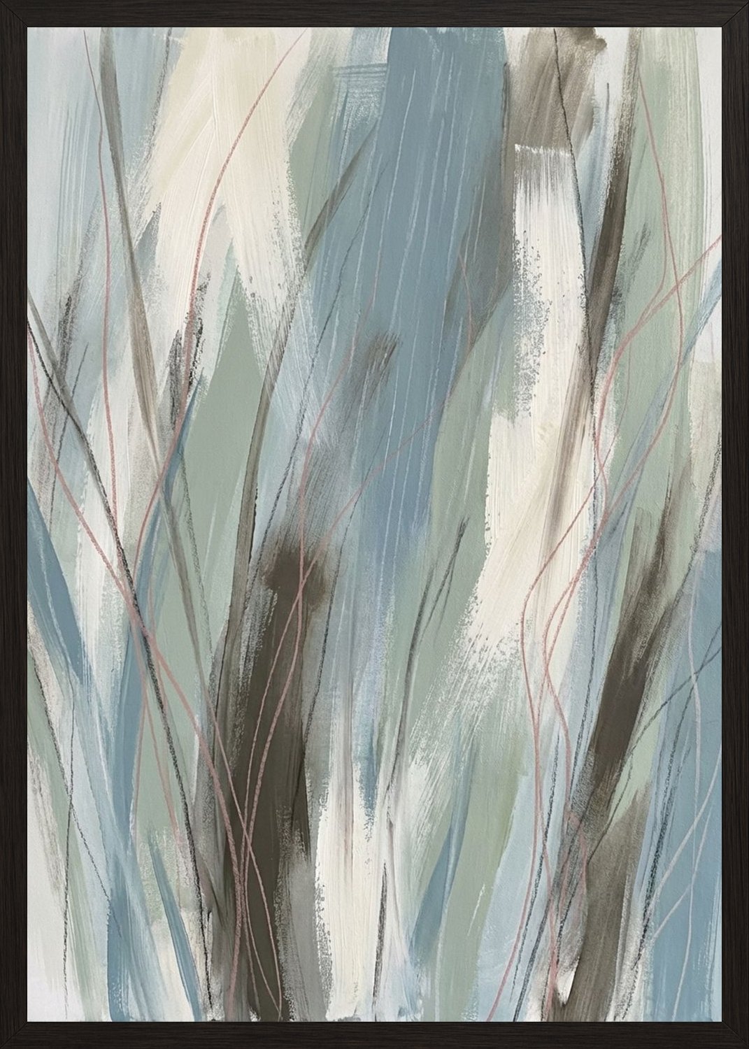 Poster in black frame