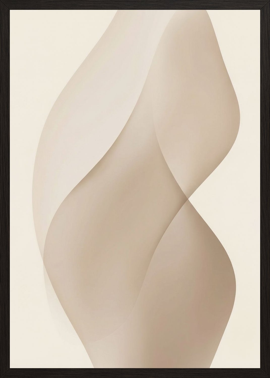 Poster in black frame