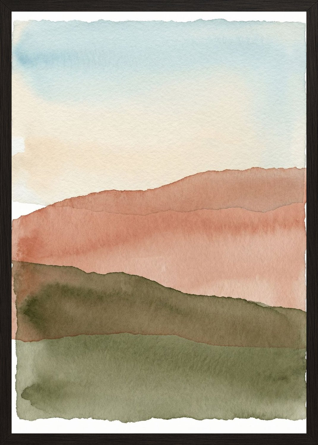 Poster in black frame