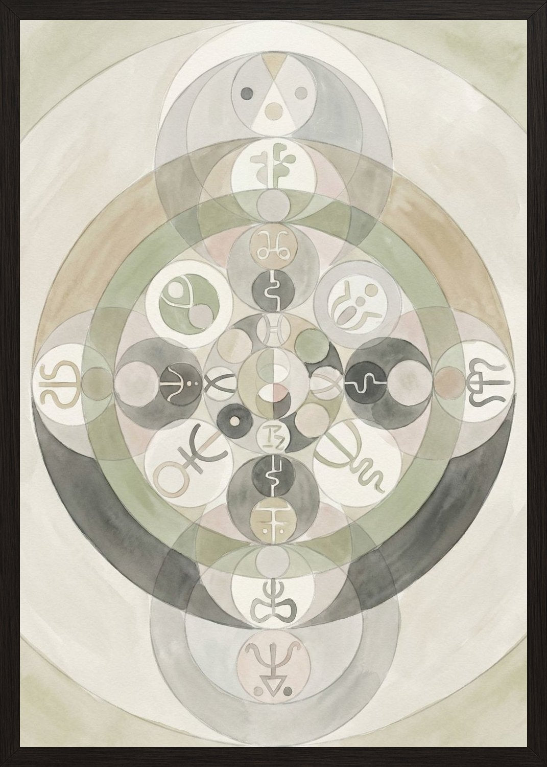 Poster in black frame