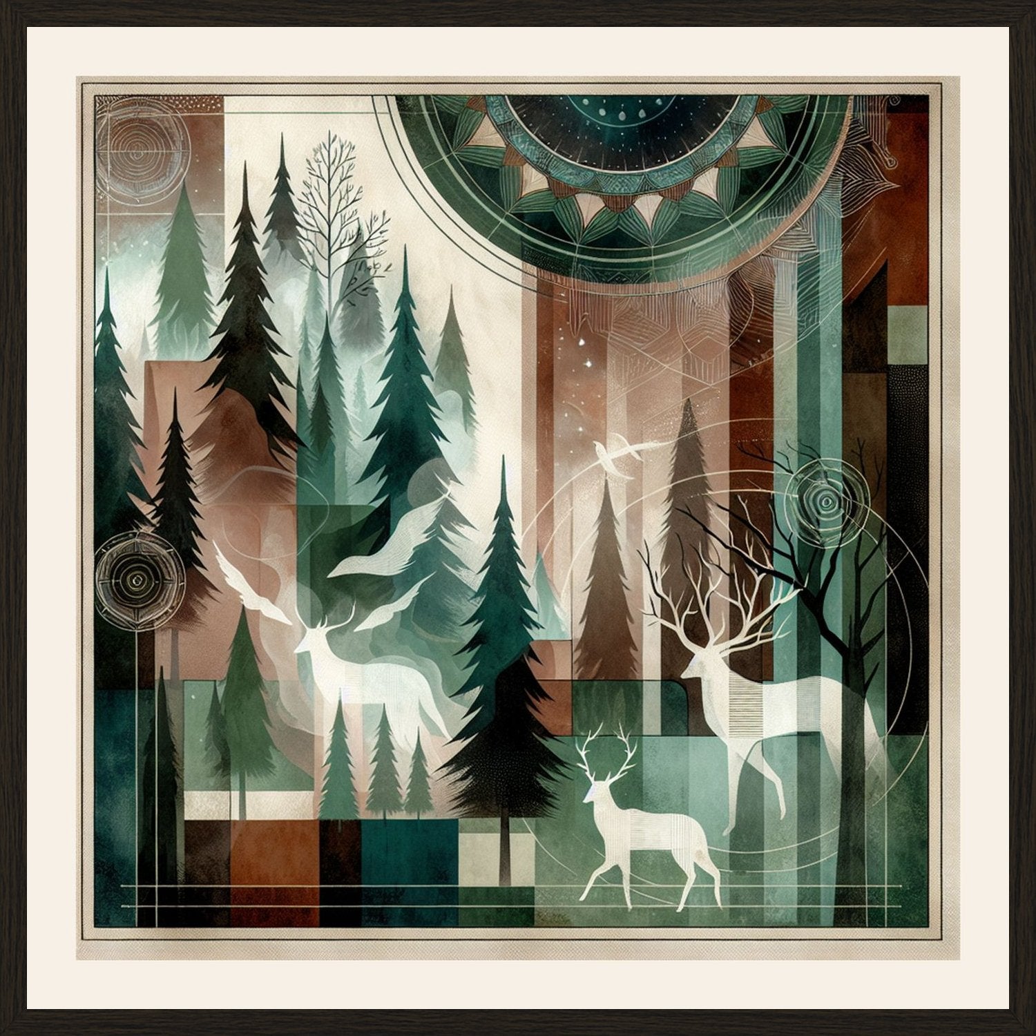 Poster in black frame