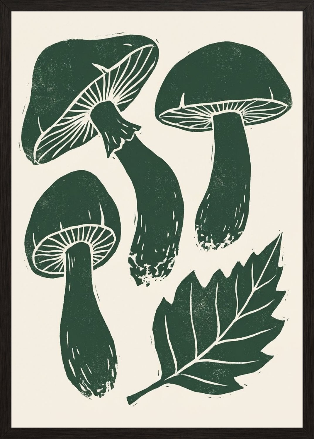 Poster in black frame