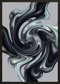 Poster in black frame