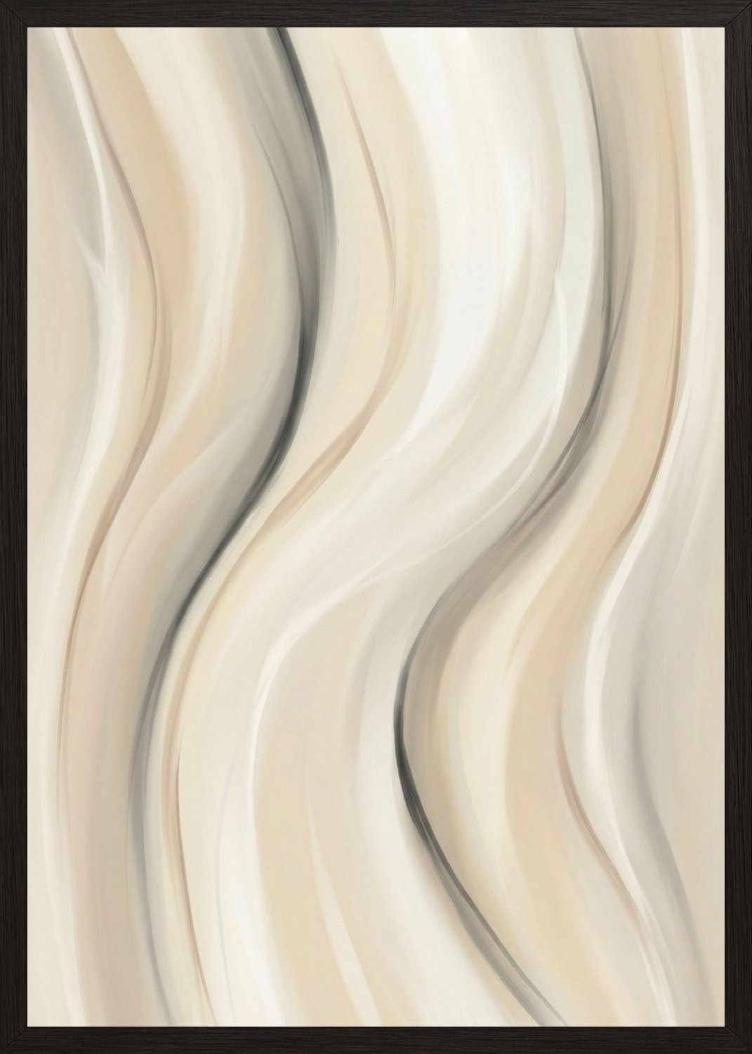 Poster in black frame