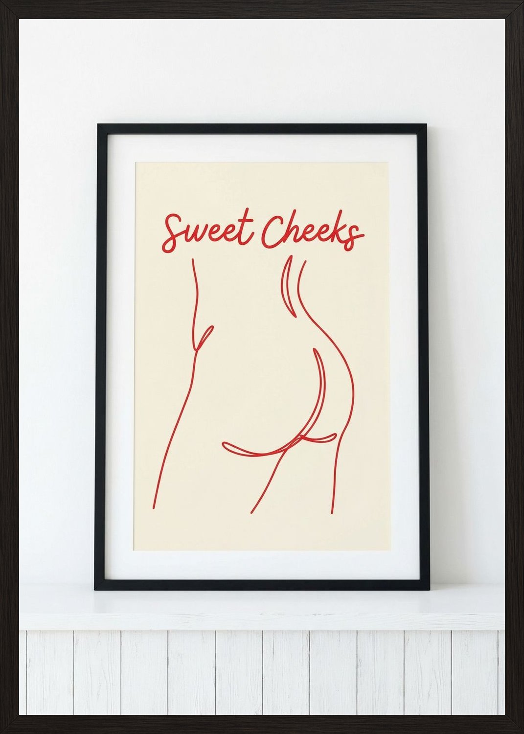 Poster in oak frame