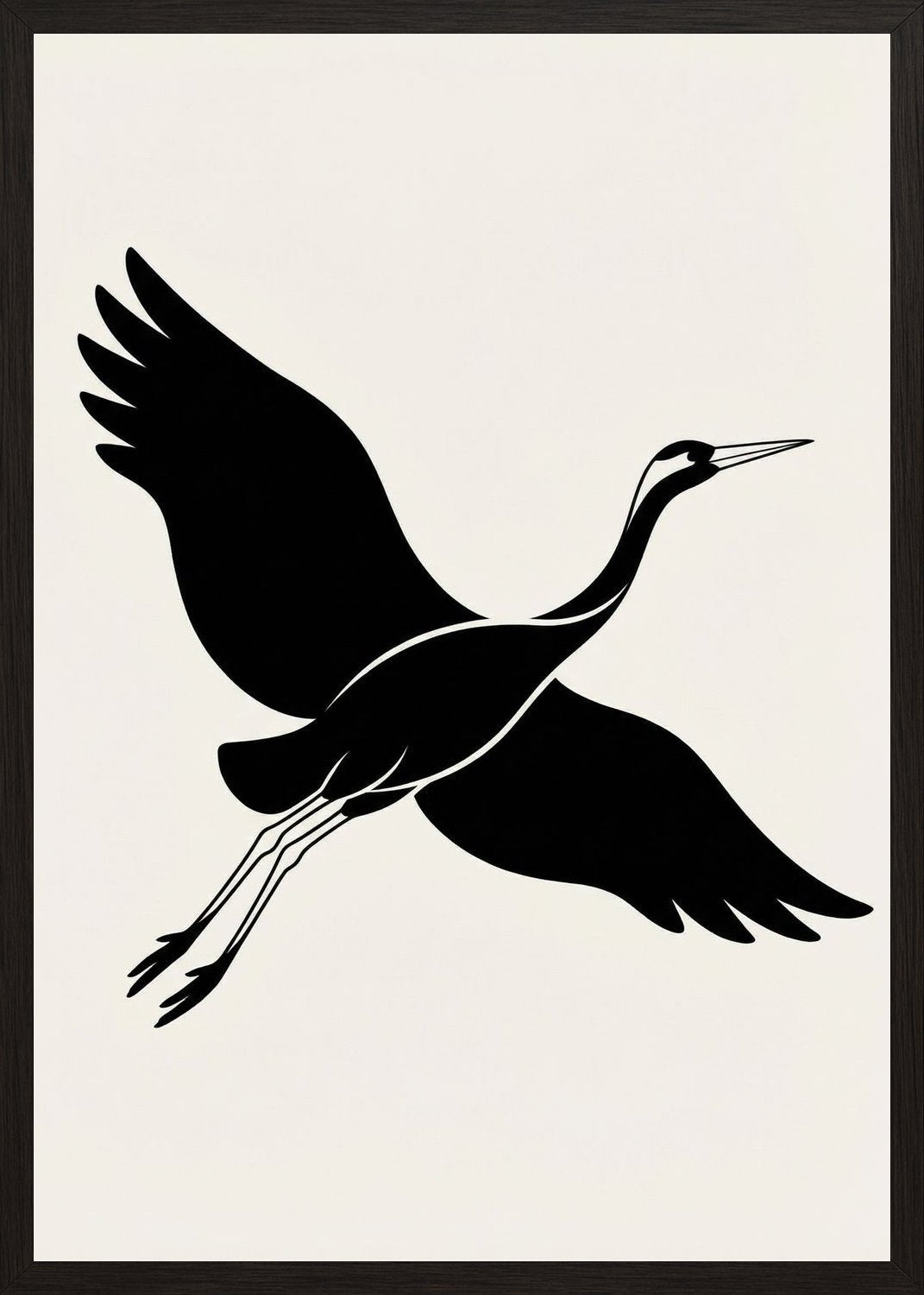 Poster in oak frame