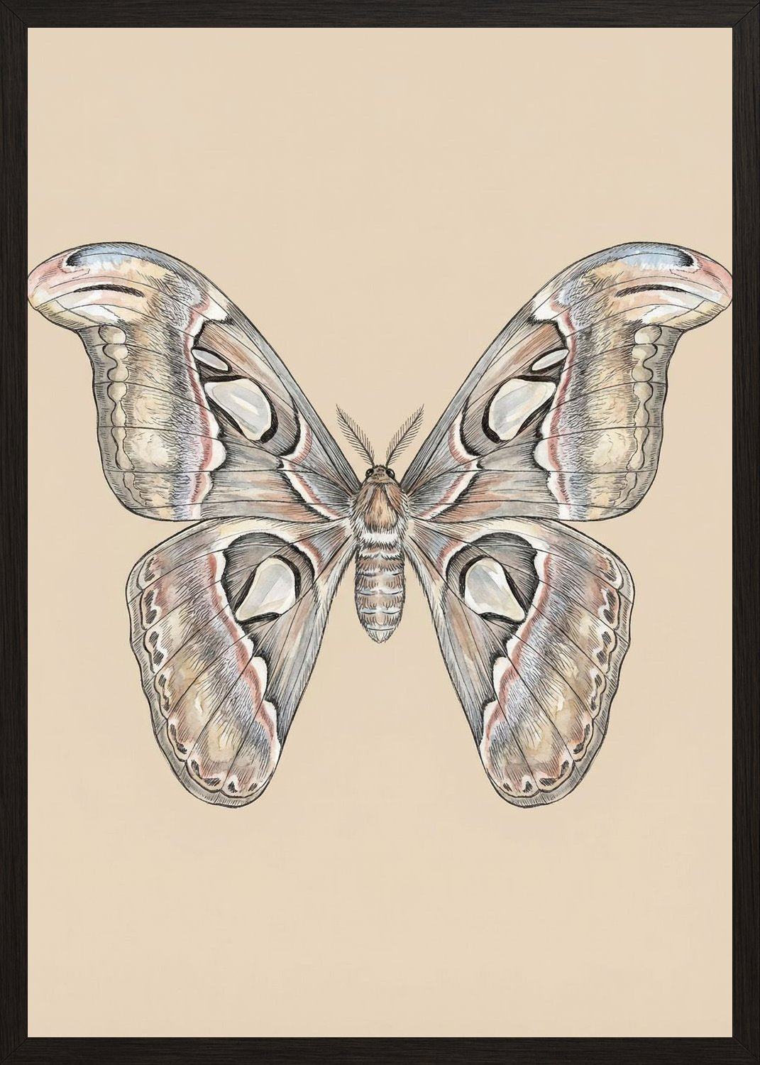 Poster in black frame