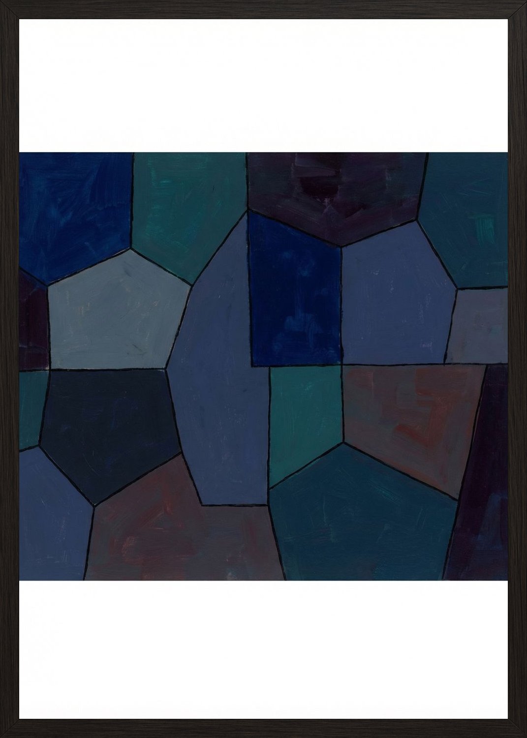 Poster in black frame