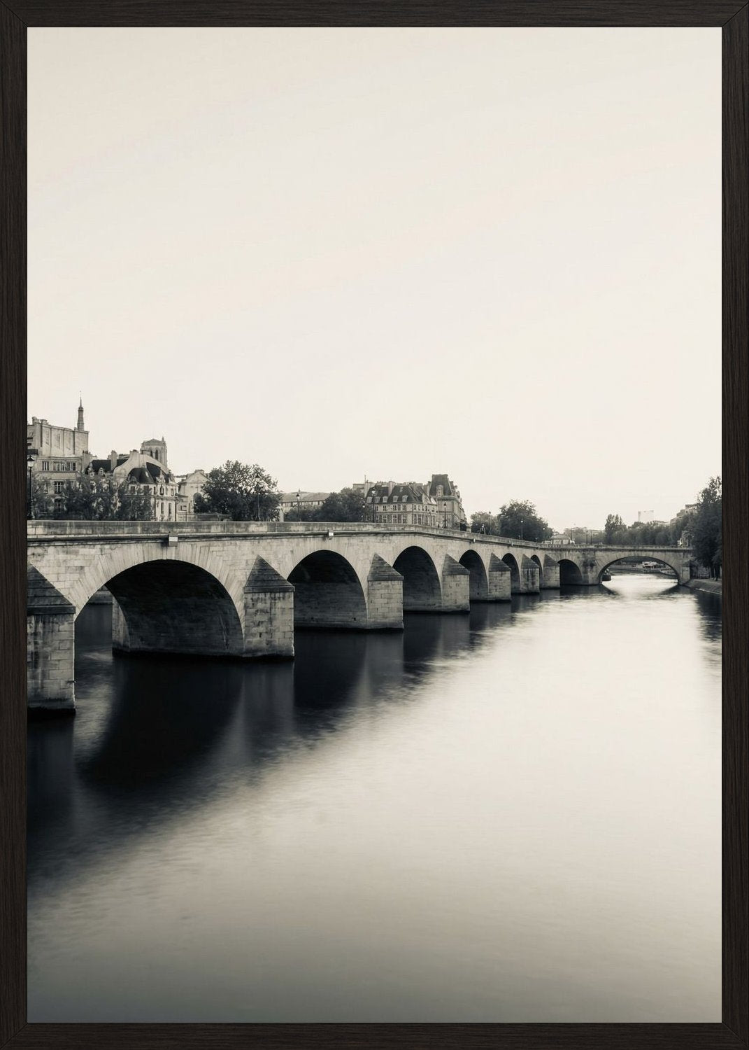 Poster in oak frame